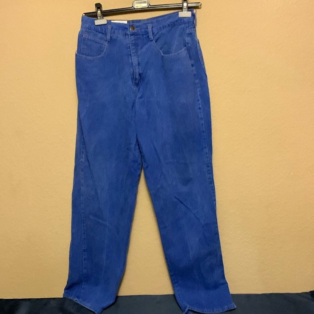 Tapps Women’s High Rise Straight Denim Jeans Size 29x32 Blue